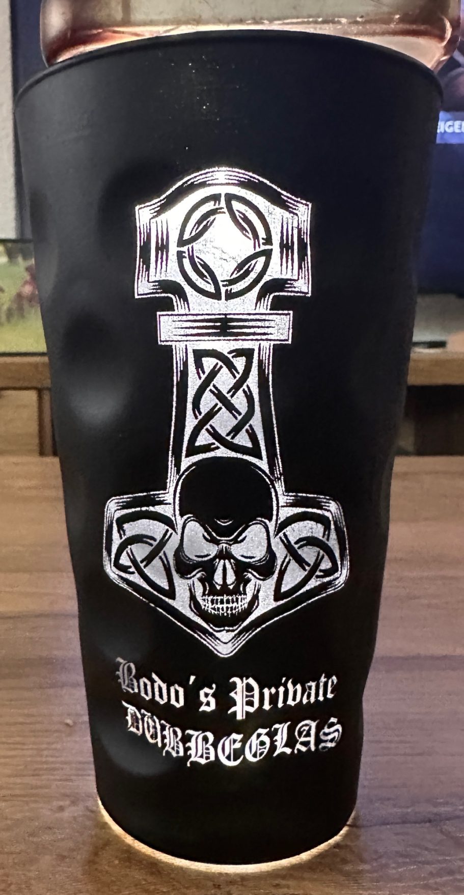 Personalisiertes Dubbeglas