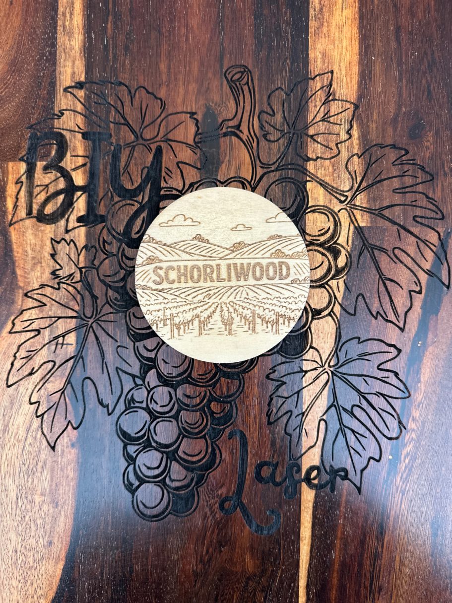 Dubbeglasdeckel "Schorliwood"